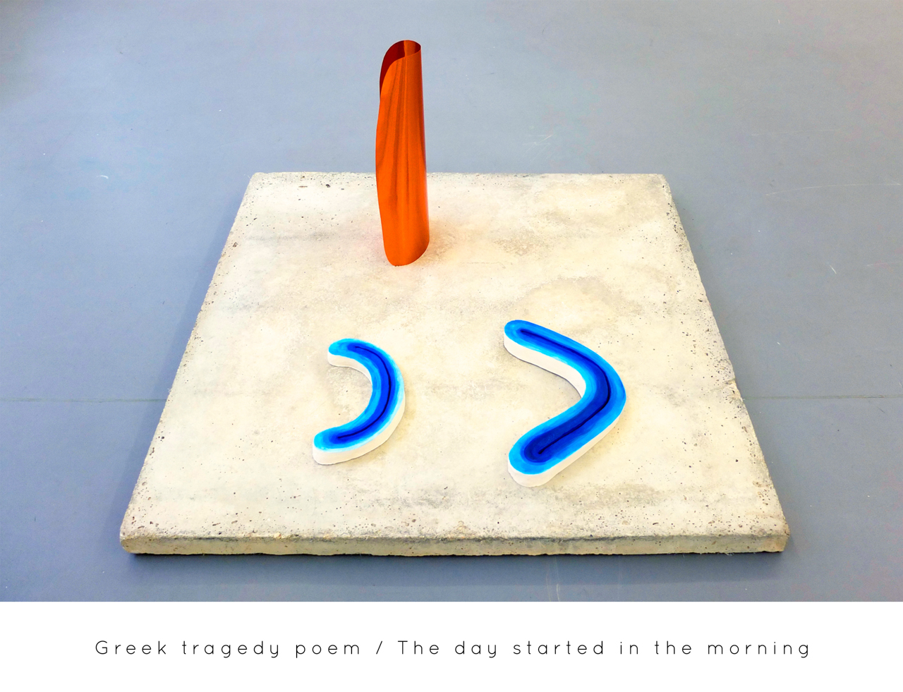Greek tragedy poem - The day started in the morning
